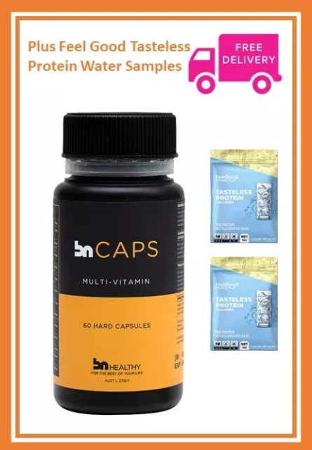 BN Multi-Vitamins 60 Capsules for Bariatrics - with FREE Protein Water Samples