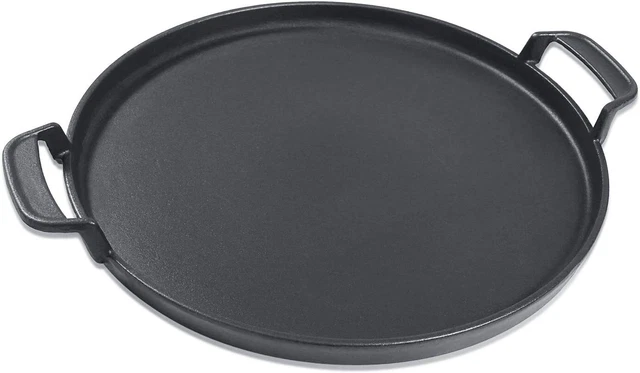 Rund Gusseisen Pfannen für Weber 57cm Holzkohlegrills, One-Touch Grillpfanne