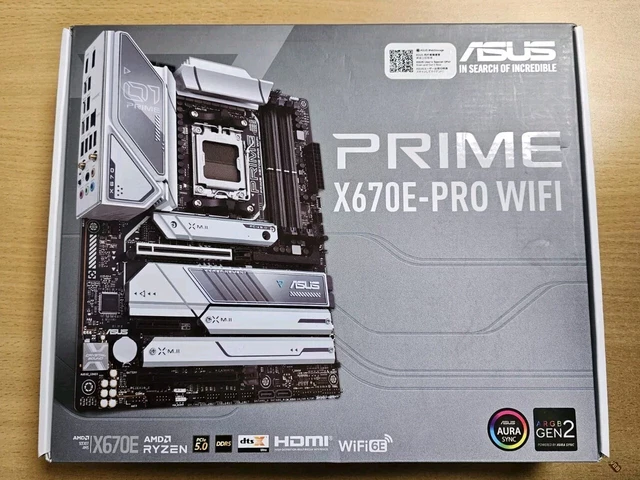 ASUS PRIME X670E-PRO WIFI Socket Am5/X670/Ddr5/S-Ata 600/Atx *New* £249 ...