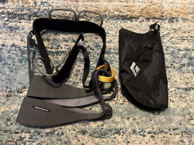 Black Diamond Men’s Solution Rock Climbing Harness | Size L | NEW Never Used