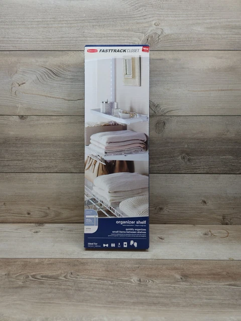 Estante organizador de armario Rubbermaid FastTrack 23,9 x 4,5 x 1,2