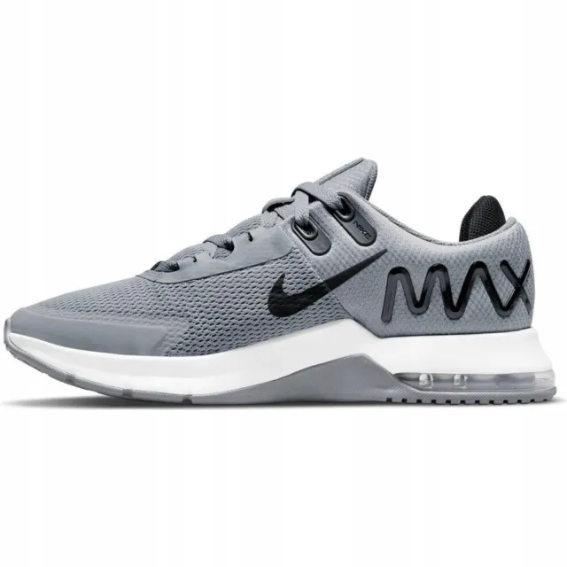 CW3396-001 Nike Air Max Alpha Trainer 4 Grau Herren Sportschuhe Freizetschuhe