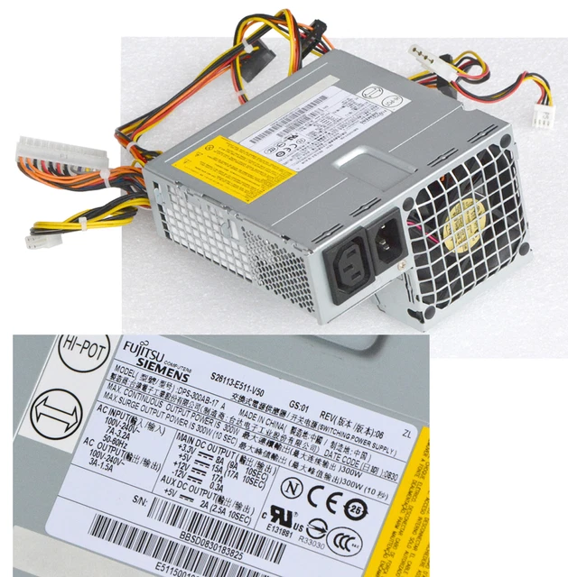 Alimentatore FUJITSU S26113 E611 V70 01 Per Esprimo P410 P420 P520 266387065993 - Foto 12