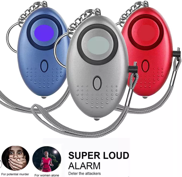 Safety Security Panic Alarm Police Approved Loud 140db Alarm Rape Attack Keyring