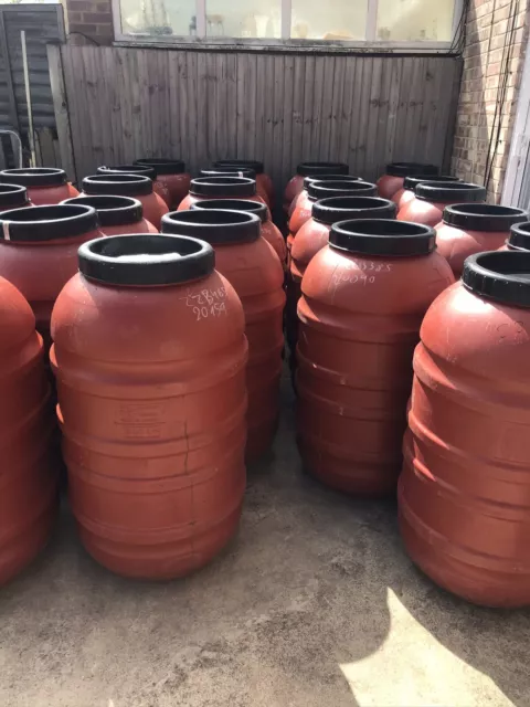 plastic barrel drum 220l, - Red - Water Storage Contain,