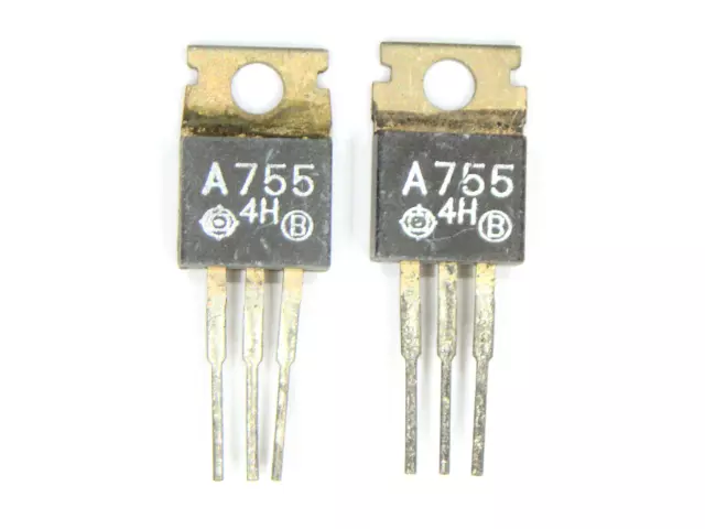 2SA755 "Original" Hitachi Transistor 2  pcs