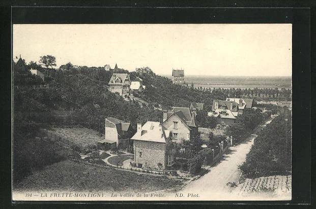 CPA La Frette-Montigny, La Vallee de la Frette, vue generale