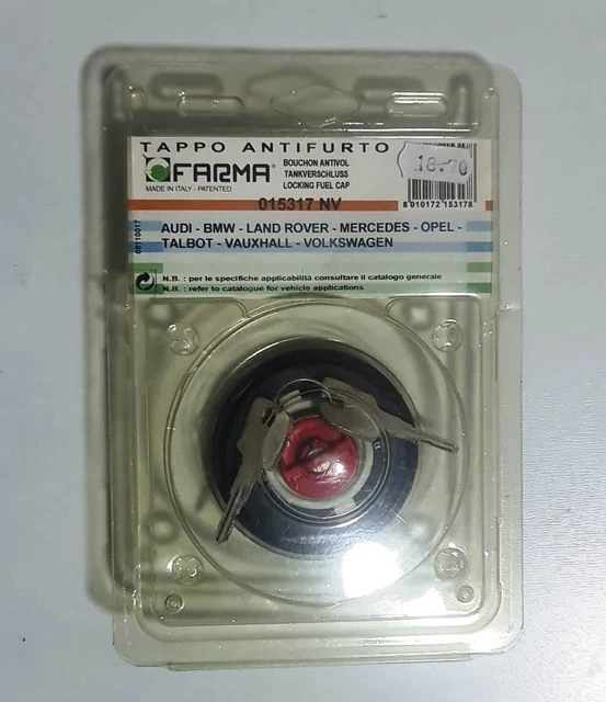 Tapon de conbustible con llave, para Audi BMW Land Rober Opel Volkswagen Vauxhal