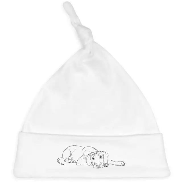 'Sleepy Rhodesian Ridgeback Dog' Baby Beanie Hat (BH00023585)