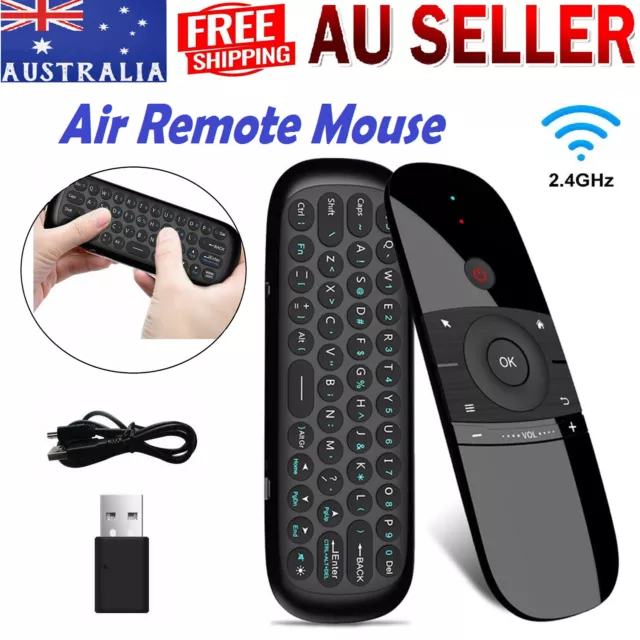 2.4G Air Mouse Wireless Mini Keyboard Remote Control For Android Smart TV AUS