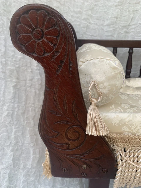Antique Salesman’s Sample French Style Chaise Lounge. Ideal Doll Bear Display 2