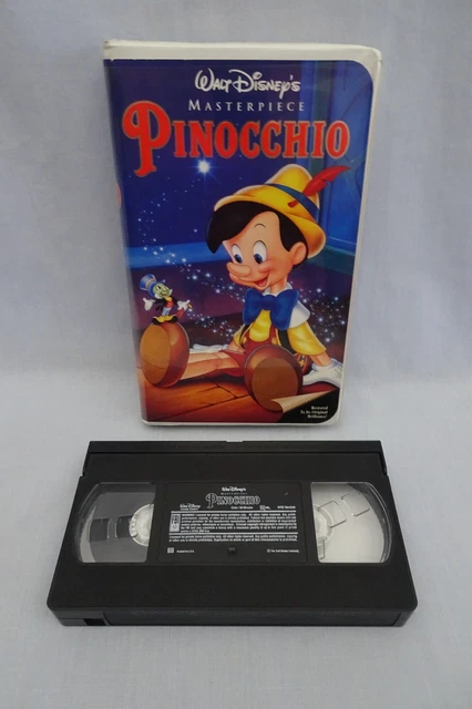 Pinocchio VHS Walt Disney's Masterpiece Collection #239