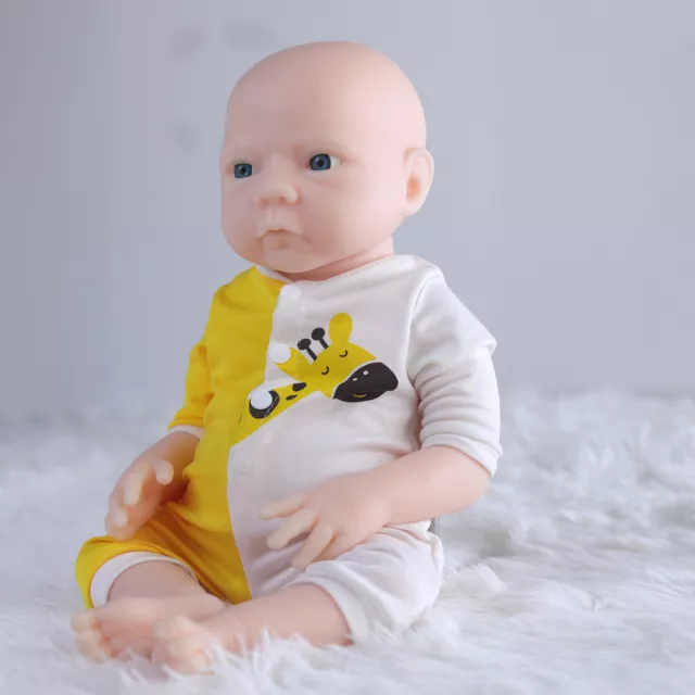 COSDOLL 18.5'' Handmade Reborn Baby Girl Lifelike Silicone Reborn Doll Unpainted 2