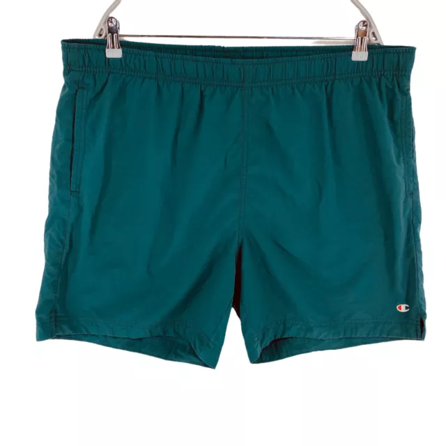 Champion Originale Atletico Abbigliamento Verde Sportivo Pantaloncini Taglia 3XL