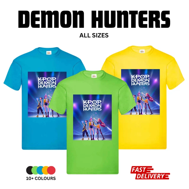 K Pop Demon Hunters Huntrix Huntr X Golden Trio Pose Kids T Shirt 10