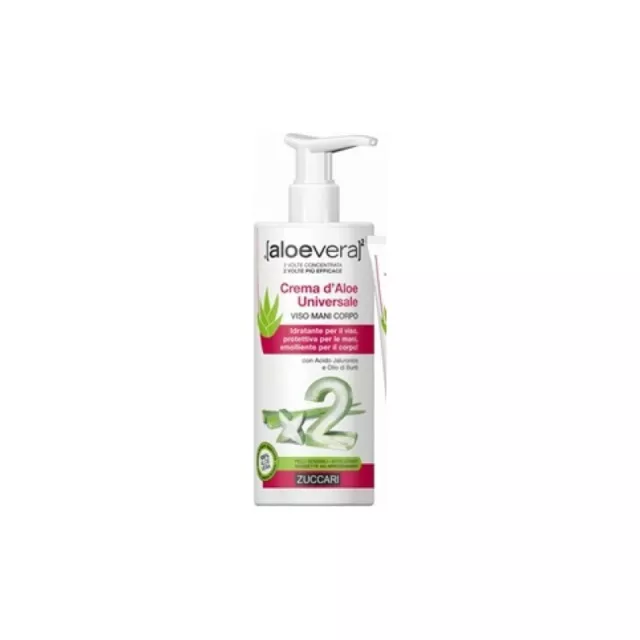 ZUCCARI Aloe Vera 2 Cream Of Aloe Universal Soothing Face Hand Body 300 ml