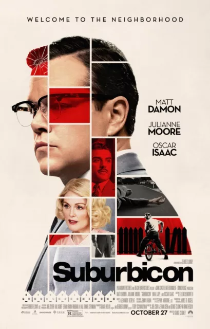 Suburbicon - original DS movie poster - 27x40 D/S  FINAL Matt Damon