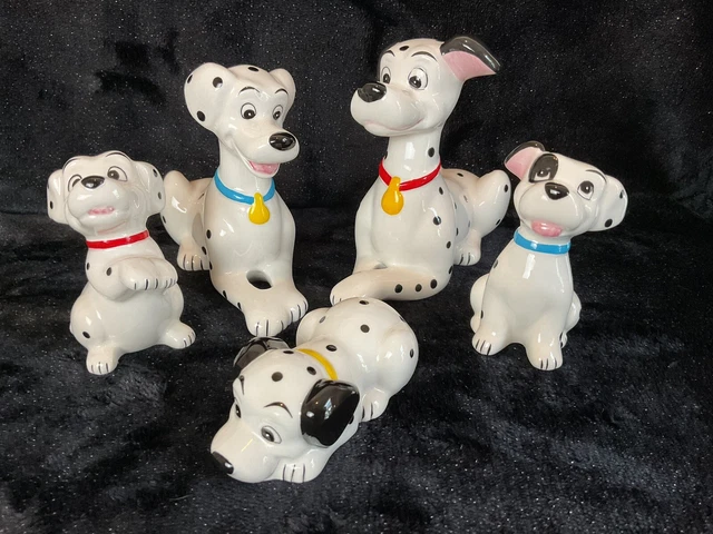Pongo's Collection DISNEY 1980'S EXCLUSIVE Collection 101 Dalmations Pongo, Perdita & 3 ...