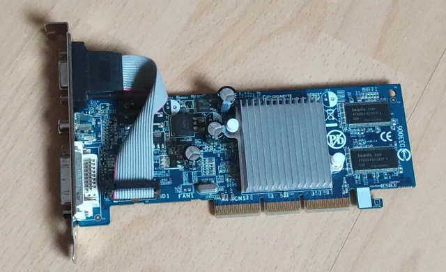 Gigabyte Geforce FX 5200 - DDR 128 MB 64 bit - passivo - AGP - scheda grafica - testated
