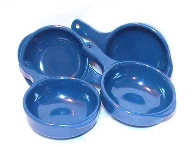 4 MINT- Cobalt Blue Speckle GET HSB-112 Houston Texas Melamine Soup Bowl Handle