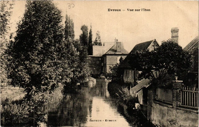 CPA EVREUX - Vue sur l'Iton (656529)