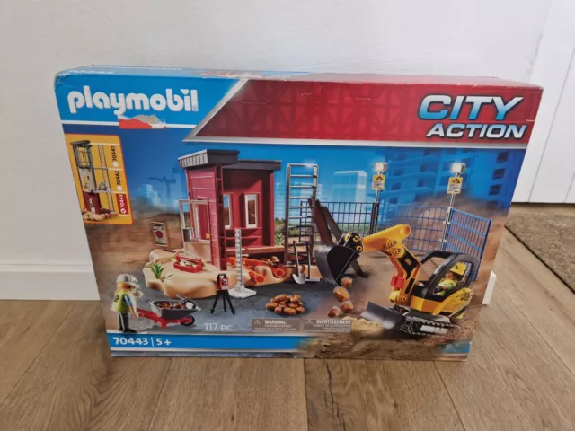 PLAYMOBIL City Action 70443 Mini Bagger m. Bauteil ab 5 Jahren 117 Teile NEU OVP