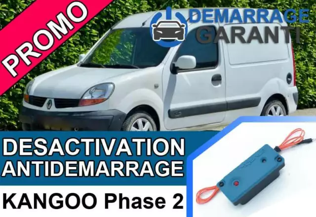 Clé de désactivation d'anti démarrage Renault KANGOO 1 PHASE 2