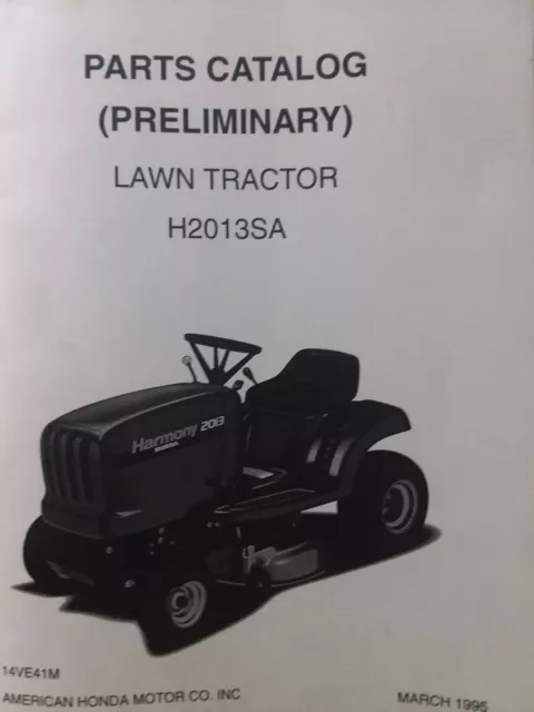 Harmony 2013 riding mower best sale