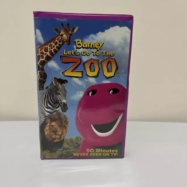 Barney lets go to the zoo vhs 2001 6 52 picclick ca