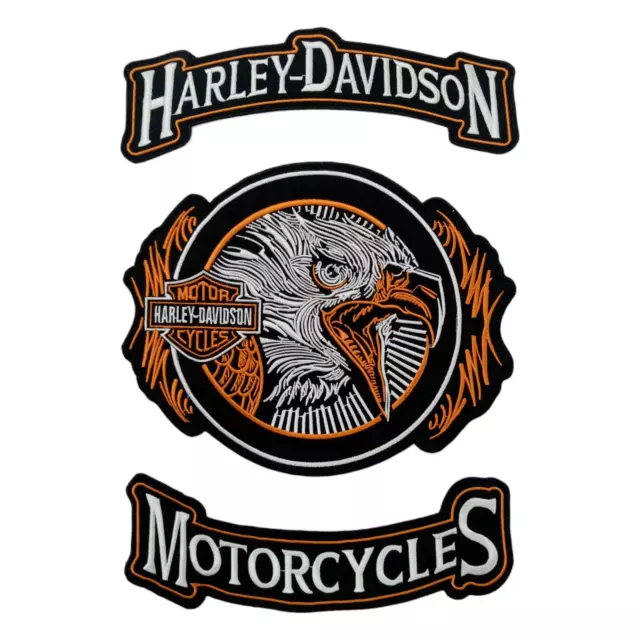 Harley Davidson Eagle Patch Embroidered Large Patches for Jackets