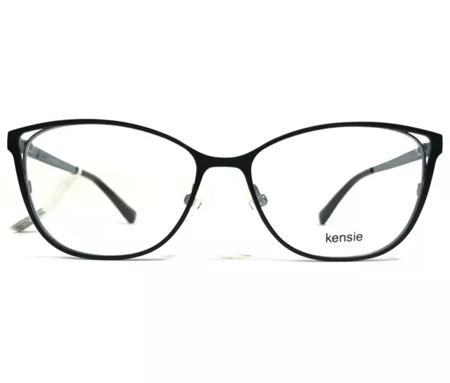 Kensie Girl Eyeglasses Frames INSPIRATION BK Black Blue Cat Eye 53-15-135