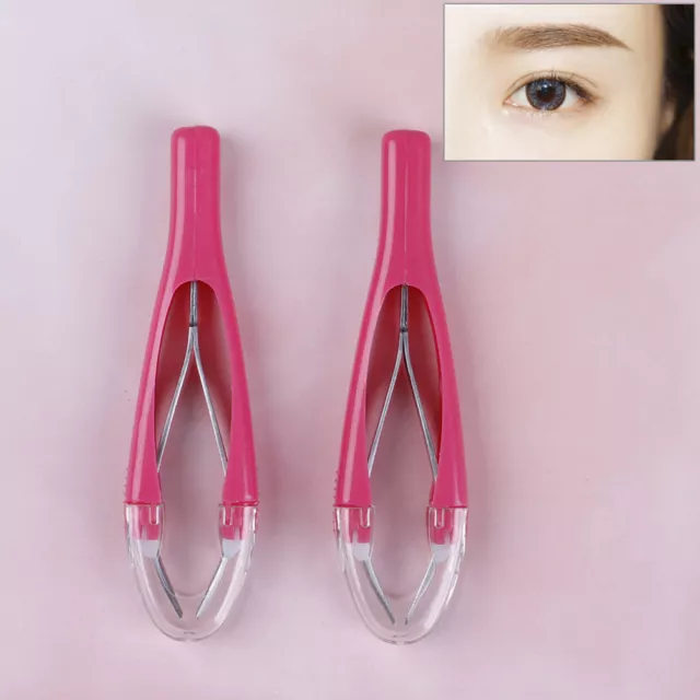 Matically retractable non-slip cosmetic eyebrow tweezers hair removal _RQ