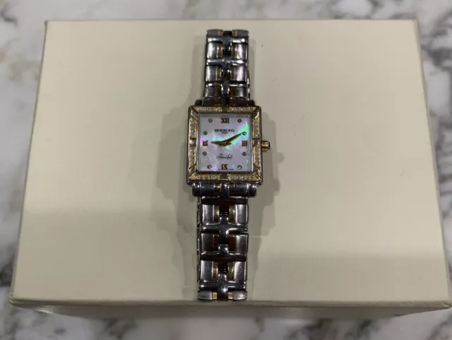 Raymond Weil Parsifal Women Watch Stainless Steel 18K Gold Diamond Bezel Dial Raymond Weil Parsifal Women Watch Stainless Steel 18K Gold Diamond Bezel Dial