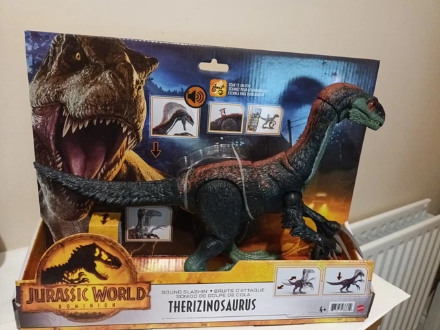 JURASSIC WORLD DOMINION Therizinosaurus Sound Slashing Dinosaur Figure ...