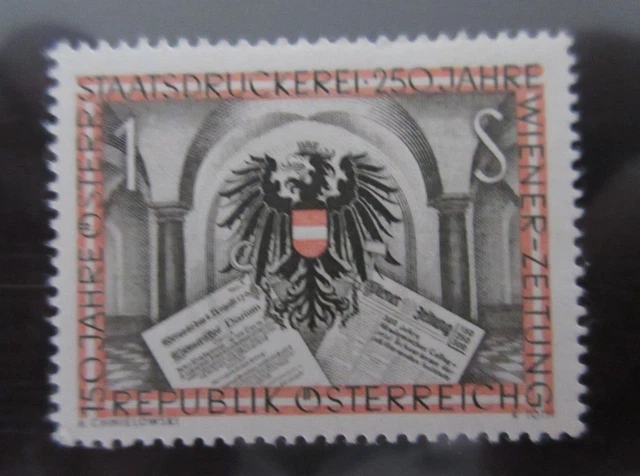 #035 150Jahre Österreichische Staatsdruckerei  MiNr. 1011 Postfrisch