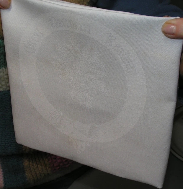 Great Northern Railway Railroad Linen Dining Car Napkin 21 Inches Square