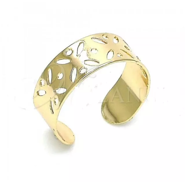 New 9ct Yellow Gold GF adjustable Filigree Toe Ring  JS2