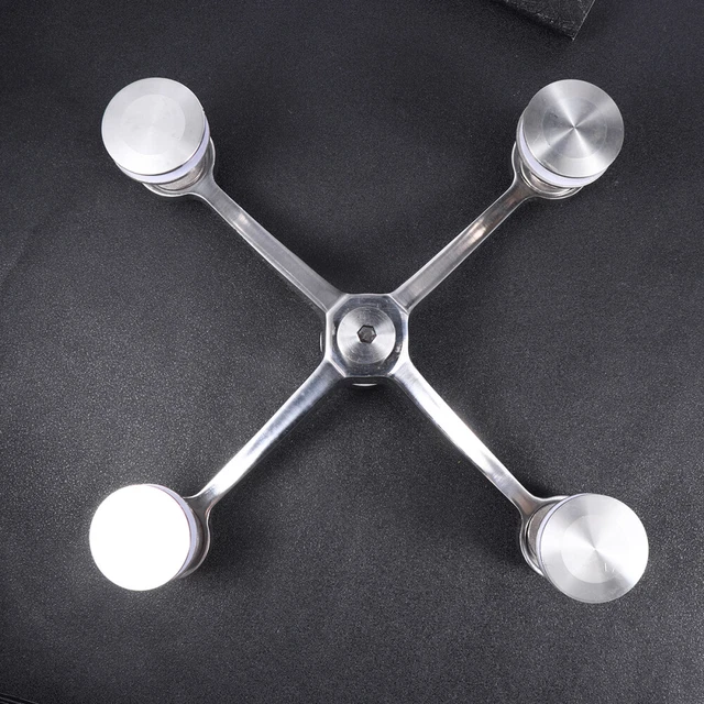 Morsetto di collegamento in vetro inox morsetto di fissaggio in vetro per home store office