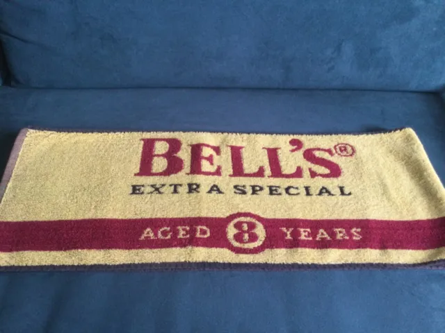 Man Cave bar runner towel Bell's Extra Special whisky - extra long 140 cm