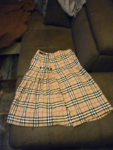 Burberry jupe kilt Vintage Burberry London