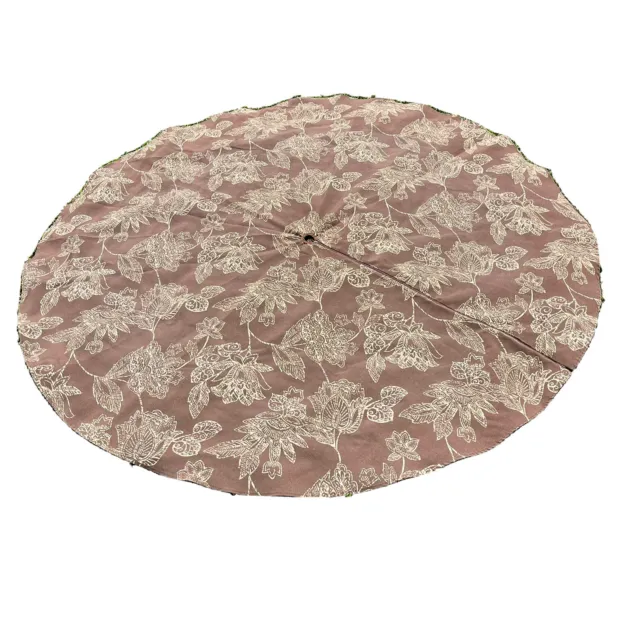 Tommy Bahama Home 68” Round Indoor Outdoor Patio Tablecloth Cover Brown Floral