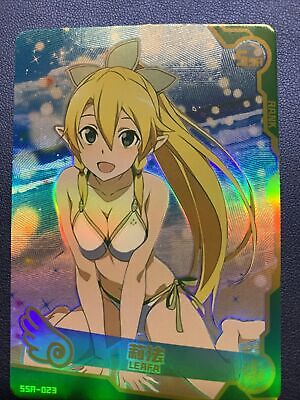 Leafa SAO Sword Art Online Goddess CCG TCG SSR023 Anime Waifu Card Girl Swimsuit