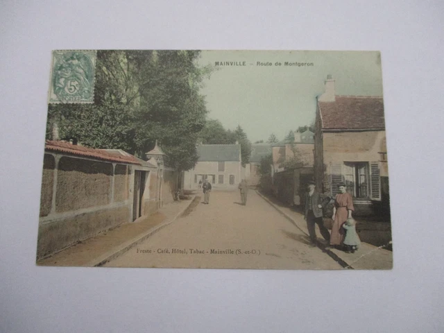 Cpa Meurthe Et Moselle 54 Mainville Route De Montgeron