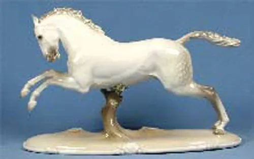 Pferdefigur pferd Porzellan Nymphenburg figura figure 1915 große pferdefigur,b