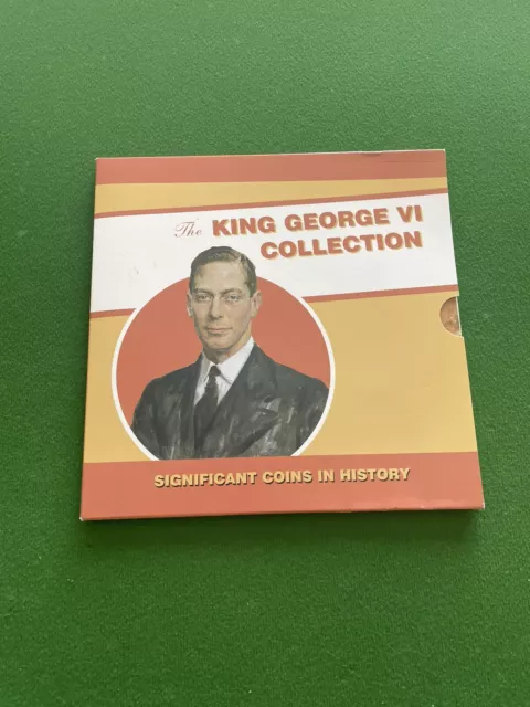 The Royal Mint King George VI GB Pre-decimal 10 coin set Collection