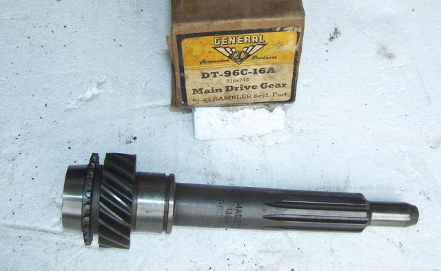 1961 1962 1963 Rambler 6 Cyl Input Gear    Nos-Dt-96C-16A