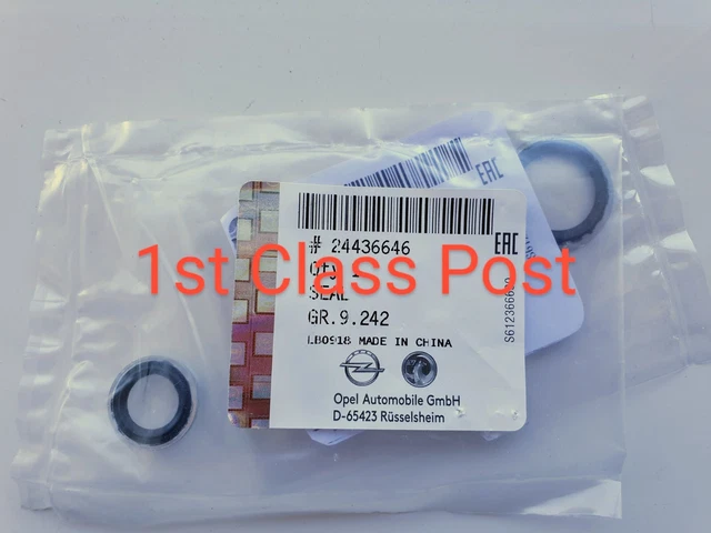 VAUXHALL AIR CON Compresser Pipe Sealing Washer Set - Gm 24436645 - Gm ...