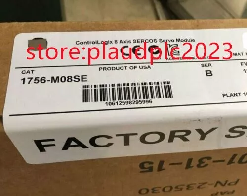 New Sealed Allen-Bradley 1756-M08SE ControlLogix 8-Axis Sercos Interface Module