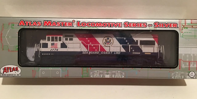 HO Atlas Seaboard Coast Line Bicentennial U36B Diesel Locomotive SCL #1776