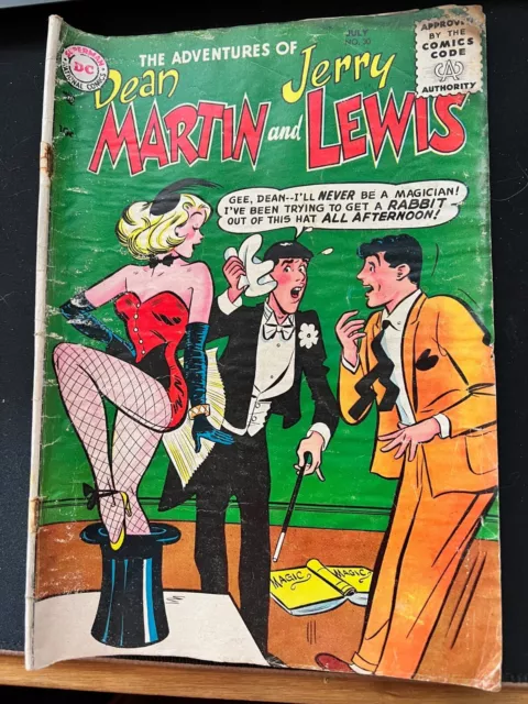 ADVENTURES of DEAN MARTIN and JERRY LEWIS #30 (1956) DC Comics